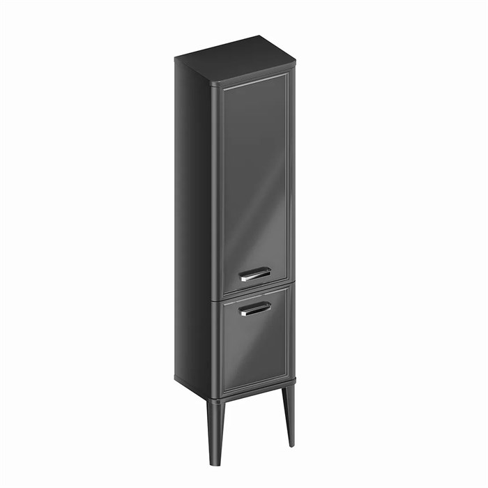 PO.M.150/BLK Пенал POMPEI напольный/подвесной 150, черный глянцевый - фото 129418