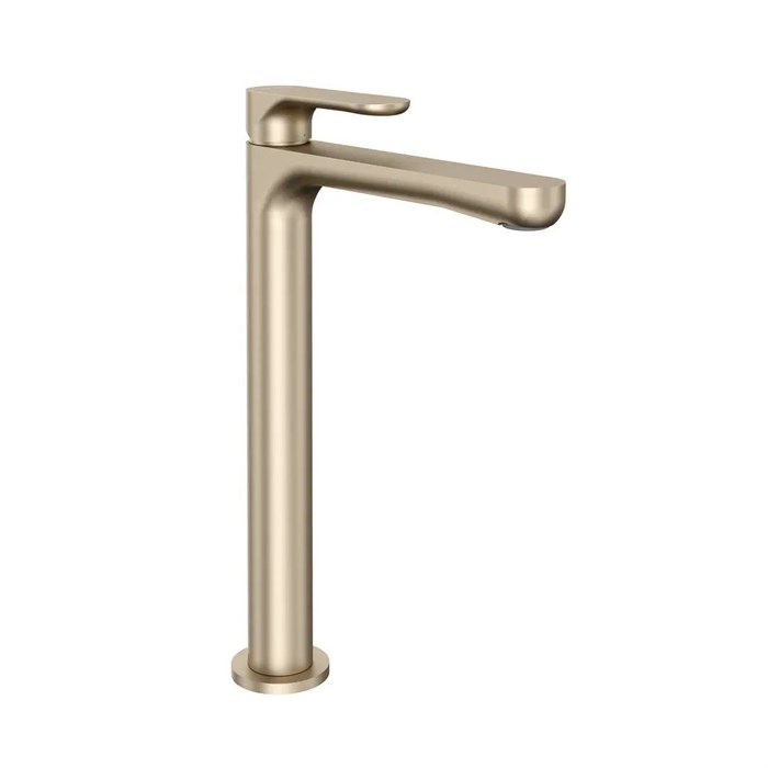 69416KM.M0.071 Смеситель для раковины Ole/Оле однорычажный высокий без донного клапана, золотой атласный - фото 129987