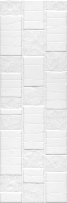 60166 Бьянка белый матовый антик 20x60x0,9 - фото 130767