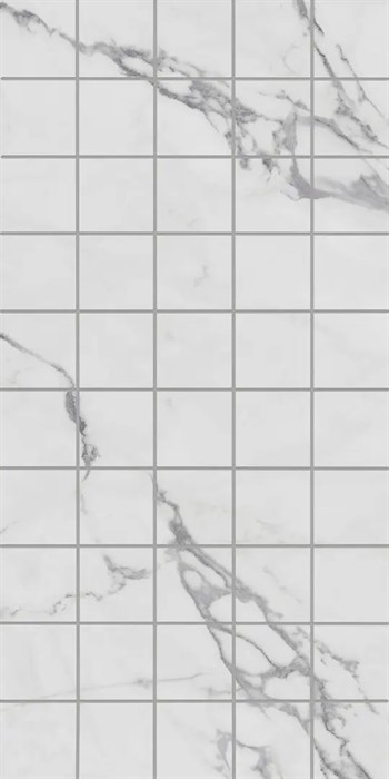 KMD2PTG003BR Декор чипсет Коррер белый глянцевый обрезной 30x60x0,9 - фото 131476