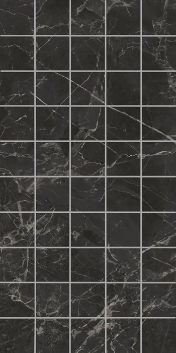 KMD2PTG004BR Декор чипсет Коррер чёрный глянцевый обрезной 30x60x0,9 - фото 131486