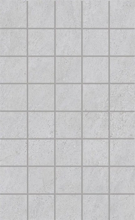 KMD2PTG013BN Декор чипсет Мотиво серый светлый глянцевый 25x40x0,8 - фото 131538