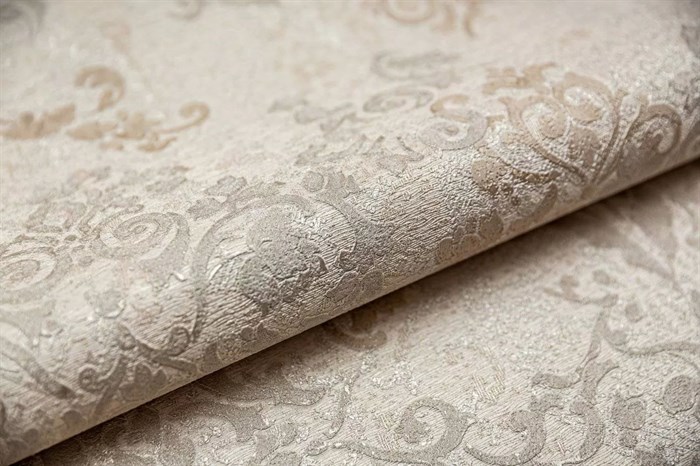 KM5403 Обои виниловые Флора бежевый, мотив 1,06х10 (1, Т F) прямая стыковка - фото 131781