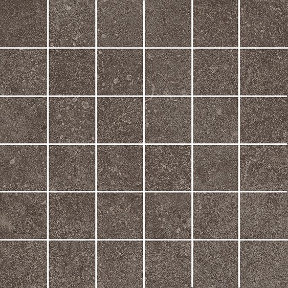 KMD2MSA020BR Декор Руссильон мозаичный коричневый тёмный матовый обрезной 30x30x0,9 - фото 132715