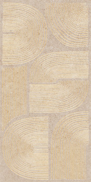 KMD3STA110BR Декор Руссильон бежевый матовый обрезной 30x60x0,9 - фото 132717