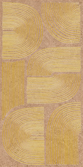 KMD3STA112BR Декор Руссильон оранжевый светлый матовый обрезной 30x60x0,9 - фото 132718