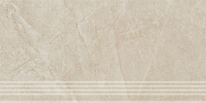 KM6060G0481RGRF Ступень фронтальная Эстерель бежевый светлый матовый обрезной 30x60x0,9 - фото 132792