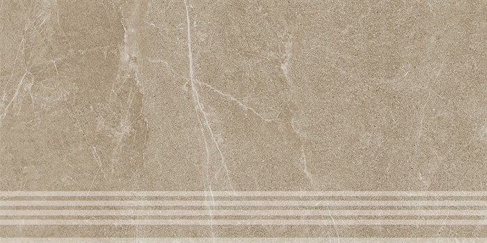 KM6060G0491RGRF Ступень фронтальная Эстерель бежевый матовый обрезной 30x60x0,9 - фото 132795