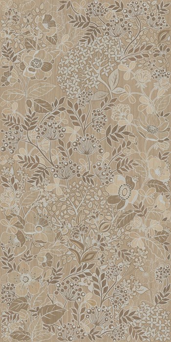 KM1224G0061R Люберон бежевый декорированный матовый обрезной 119,5x238,5x0,9 - фото 132824