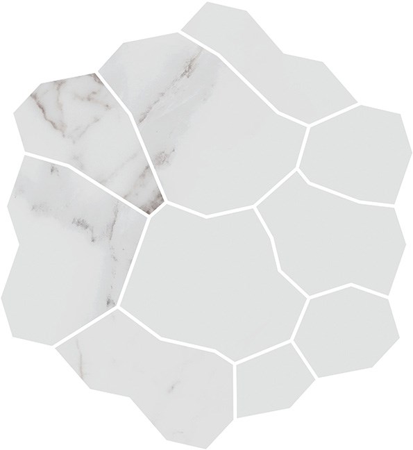 KMD2HID020GR Декор Марсель наборный серый светлый матовый обрезной 31,5x34,2x0,9 - фото 132835