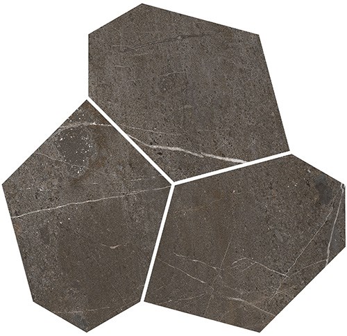 KMD2HID027GR Декор Марсель наборный коричневый матовый обрезной 26,5x25,5x0,9 - фото 132839