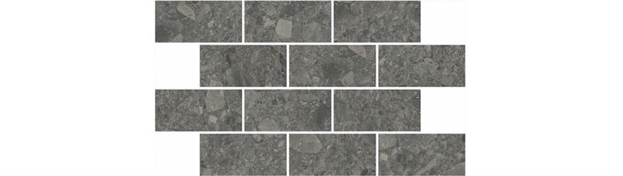 DD606220/MM Декор Чеппо ди Гре мозаичный антрацит матовый обрезной 34,6x20x0,9 - фото 95965