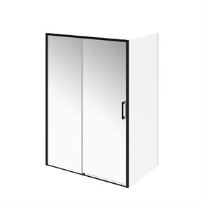 {{photo.Alt || photo.Description || 'LN.140.SD.BLK.M Душевая дверь LINDO, раздвижная с функцией soft close, 140х195, матовый черный'}}
