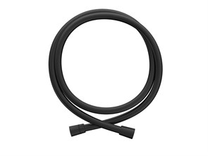 FO.L150. KM.BLK.M Душевой шланг Fonte универсальный, пвх, черный матовый