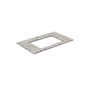 {{photo.Alt || photo.Description || 'KM6012G0471RP80Ur2 Столешница для раковин, встраиваемых снизу, Бричиола 80, белый натуральный'}}