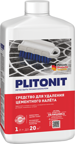 PLITONIT cредство для удаления цементного налета - 1 л.
