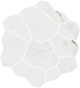 KMD2HID017BR Декор Марсель наборный серый светлый глянцевый обрезной 31,5x34,2x0,9