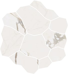 KMD2HID018BR Декор Марсель наборный бежевый светлый глянцевый обрезной 31,5x34,2x0,9