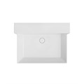 LO.M.wb.65 Раковина Logica/Лоджика M мебельная\подвесная cо встроенным смесителем 65, белая глянцевая - фото 111806
