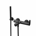 857KM.01.093 Ручной душ Ole/Оле с держателем для лейки и шлангом,  без вывода для подачи воды, матовый черный - фото 111881