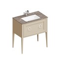 PL.CN.80.1\CAP.M Тумба PLAZA Classic NEO напольная с ящиком 80, капучино матовый - фото 116672
