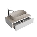 MA.90.1/MGR.M Тумба MAGICA подвесная 90, 1 ящик, утренний серый матовый - фото 117029