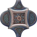KMP3STA010M6X Панно Арабески Марокко 1 (из 6 частей 6,5x6,5) 10x25x6,9 - фото 124721