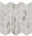 KMD2MSM007BR Декор Ифран мозаичный серый светлый глянцевый обрезной 30x31,2x0,9 - фото 124960