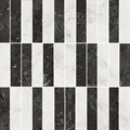 KMD2MSA003BR Декор Тубкаль мозаичный микс чёрный белый глянцевый обрезной 30x30x0,9 - фото 125901
