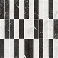 KMD2MSA003BR Декор Тубкаль мозаичный микс чёрный белый глянцевый обрезной 30x30x0,9 - фото 125902