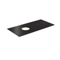 CO5.KM6012G0291R/100 Столешница из керамогранита Iconico/Иконико Манифик вуд 100 см, черная матовая, без отверстия под смеситель - фото 129938