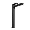 69416KM.01.093 Смеситель для раковины Ole/Оле однорычажный высокий без донного клапана, матовый черный - фото 130026