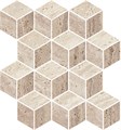 KMD2MSM019BR Декор Про Травертин мозаичный микс матовый обрезной 34,5x37x0,9 - фото 132689