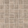 KMD2MSA010GR Декор Про Травертин мозаичный бежевый тёмный матовый обрезной 30x30x0,9 - фото 132881